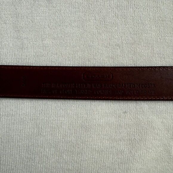 Coach Black Belt with Gold Buckle - Picture 5 of 5